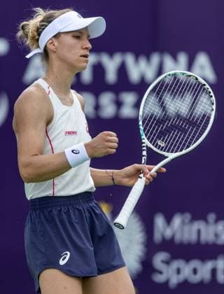 WTA, Tennis Damen 125 - T-Mobile Polish Open 2025 Viktorija Golubic during WTA 125 tennis tournament, T-Mobile Polish Open 2025 semi-final in Warsaw, Poland on August 01, 2025. Warsaw Poland  Copyright: xFotoxOlimpikx originalFilename:jastrzebowski-wta125tm250801_npMqa.jpg