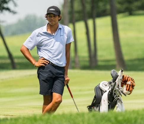 Golf, PGA, Junior Championships in West Lafayette with Charlie Woods
