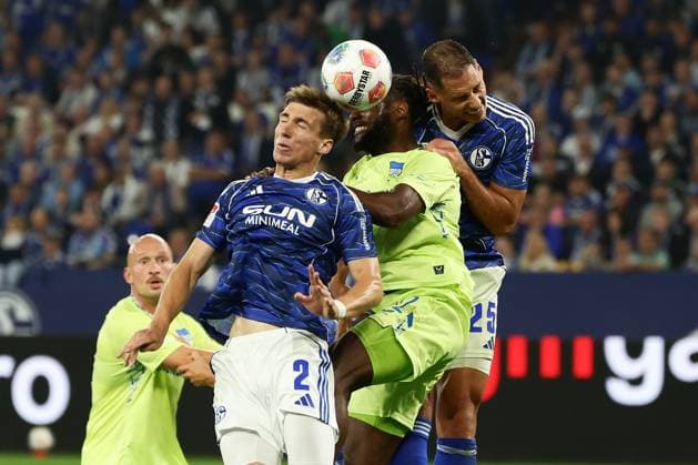 Soccer, 2 Bundesliga FC Schalke 04 Herta BSC Berlin, Matchday 1, Veltins Arena, DFB DFL REGULATIONS PROHIBIT ANY USE OF PHOTOGRAPHS AS IMAGE SEQUENCES AND OR QUASI VIDEO Copyright: JoachimxBywaletz xJB-Sportfoto