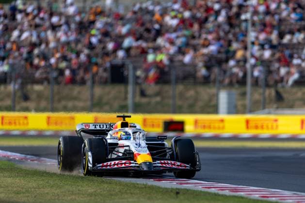Isack Hadjar Visa Cash App Racing Bulls F1 Team, France, 06 in VCARB 02, HUN, Formula 1 World Championship, Hungarian Grand Prix, Hungaroring, Practice Day, Free Practice 2, 2025 Season, 01 08 2025 HUN, Formula 1 World Championship, Hungarian Grand Prix, Hungaroring, Practice Day, Free Practice 2, 2025 Season, 01 08 2025 Budapest Copyright: xEibner-Pressefoto MarcelxFischerx EP_MFI
