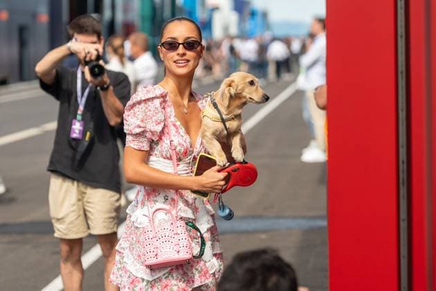 Alexandra Saint Mleux Girlfriend of Charles Leclerc , HUN, Formula 1 World Championship, Hungarian Grand Prix, Hungaroring, Practice Day, Free Practice 3, 2025 Season, 02 08 2025 HUN, Formula 1 World Championship, Hungarian Grand Prix, Hungaroring, Practice Day, Free Practice 3, 2025 Season, 02 08 2025 Budapest Copyright: xEibner-Pressefoto MarcelxFischerx EP_MFI