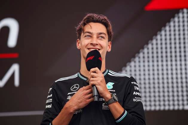 F1 - HUNGARIAN GRAND PRIX 2025 RUSSELL George (gbr), Mercedes AMG F1 Team W16, portrait during the 2025 Formula 1 Lenovo Hungarian Grand Prix, 14th round of the 2025 FIA Formula One World Championship, WM, Weltmeisterschaft from August 1 to 3, 2025 on the Hungaroring, in Mogyorod, Hungary - MogyorodHungary  Copyright: xXavixBonillax