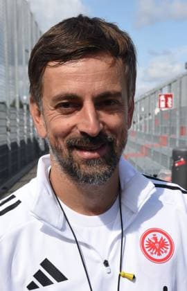 02 08 2025 xhpx Dreieich, maxworx Sportpark Women Eintracht Frankfurt Training Nikolaos Arnautis Coach Eintracht Frankfurt Women