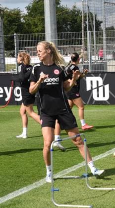 02 08 2025 xhpx Dreieich, maxworx Sportpark Frauen Eintracht Frankfurt Training u a Newcomer Amanda Ilestedt, Eintracht Frankfurt Frauen