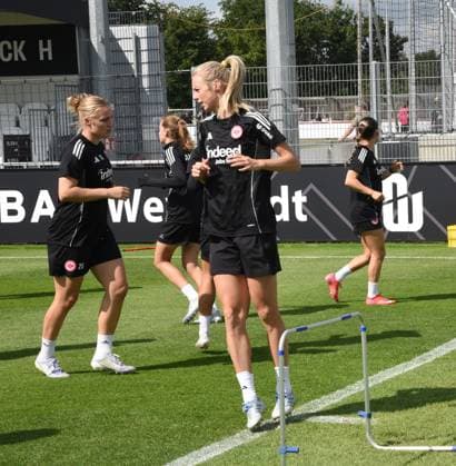 02 08 2025 xhpx Dreieich, maxworx Sportpark Frauen Eintracht Frankfurt Training u a Newcomer Amanda Ilestedt, Eintracht Frankfurt Frauen