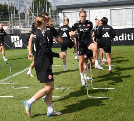 02 08 2025 xhpx Dreieich, maxworx Sportpark Frauen Eintracht Frankfurt Training u a Jella Veit 25, Eintracht Frankfurt Frauen