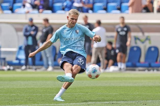 02 08 2025, xtvx, Fussball 2 Bundesliga, SV Darmstadt 98 VfL Bochum v l warms up, beim Aufwaermen Leandro Morgalla VfL Bochum DFL DFB REGULATIONS PROHIBIT ANY USE OF PHOTOGRAPHS as IMAGE SEQUENCES and or QUASI VIDEO Darmstadt