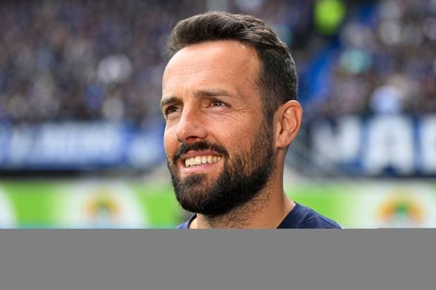 Paderborn, Home Deluxe Arena, 02 08 25, GER, Herren, 2 Bundesliga, Saison 2025 2026, SC Paderborn 07 KSV Holstein Kiel Bild Trainer Ralf KETTEMANN Paderborn DFL regulations prohibit any use of photographs as image sequences and or quasi video NRW Germany
