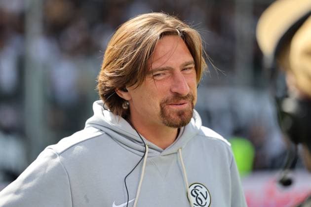 02 08 2025, Football, Men, 2 Bundesliga, Season 2025 2026, SV 07 Elversberg 1 FC Nürnberg, Coach Vincent Wagner SV 07 Elversberg Elversberg Ursapharm Arena an der Kaiserlinde Saarland Germany DEU Copyright: xSebastianxBachx