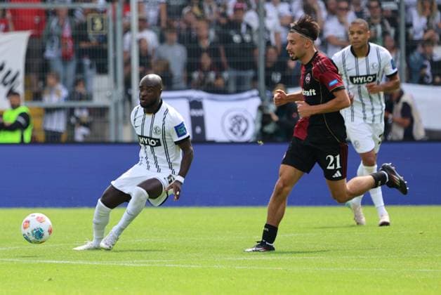 02 08 2025, Football, Men, 2 Bundesliga, Season 2025 2026, SV 07 Elversberg 1 FC Nürnberg, SVR6 , Berkay Yilmaz 1 FC Nürnberg Elversberg Ursapharm Arena an der Kaiserlinde Saarland Germany DEU Copyright: xSebastianxBachx