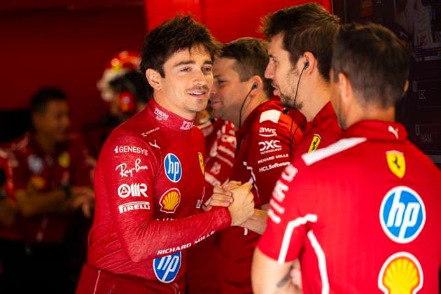 F1 - HUNGARIAN GRAND PRIX 2025 LECLERC Charles (mco), Scuderia Ferrari SF-25, portrait during the 2025 Formula 1 Lenovo Hungarian Grand Prix, 14th round of the 2025 FIA Formula One World Championship, WM, Weltmeisterschaft from August 1 to 3, 2025 on the Hungaroring, in Mogyorod, Hungary - MogyorodHungary  Copyright: xJulienxDelfossex