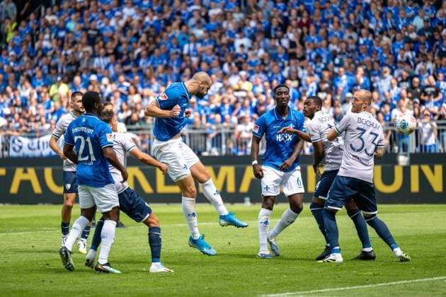 Aleksandar Vukotic SV Darmstadt 1898, 20 makes the goal 4 1, GER, SV Darmstadt 98 vs VfL Bochum, Football, 2 Bundesliga, Matchday 1, Season 2025 2026, 02 08 2025 DFL REGULATIONS PROHIBIT ANY USE OF PHOTOGRAPHS AS IMAGE SEQUENCES AND OR QUASI VIDEO GER, SV Darmstadt 98 vs VfL Bochum, Football, 2 Bundesliga, Matchday 1, Season 2025 2026, 02 08 2025 Darmstadt Copyright: xEibner-Pressefoto FlorianxWiegandx EP_FWD
