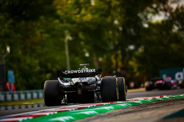 63 George Russell, (GRB) AMG Mercedes Ineos W16,during the Hungarian GP, Budapest 31 July-4 August 2025. Formula 1 World Championship, WM, Weltmeisterschaft 2025.  Copyright: xFedericoxBasile IPAxSportx xipa-agency.netx xx IPA_61525246 IPA_Agency_IPA61525246