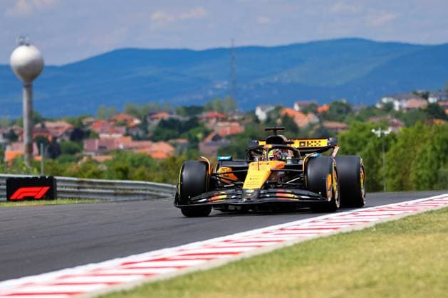 81 Oscar Piastri Of The Team Mclaren Formula 1 Team, Mclaren Mercedes MCL39,In Practice Session ,During Fia Formula One World Championship, WM, Weltmeisterschaft F1 Hungarian Grand Prix 2025, 02 August , In Budapest,Hungary  Copyright: xLucaxBarsali IPAxSportx xipa-agency.netx xx IPA_61525475 IPA_Agency_IPA61525475
