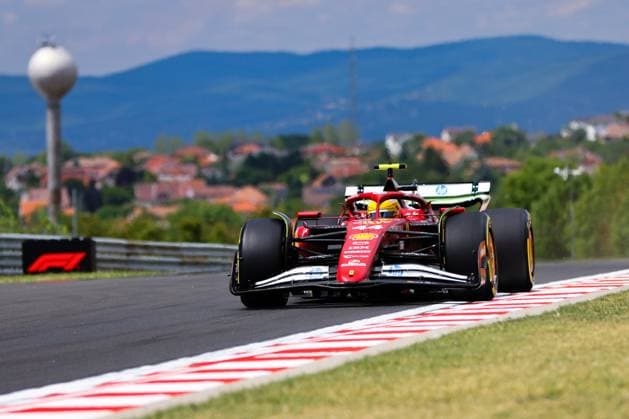 44 Lewis Hamilton Of The Team Scuderia Ferrari HP, Ferrari SF-25,In Practice Session ,During Fia Formula One World Championship, WM, Weltmeisterschaft F1 Hungarian Grand Prix 2025, 02 August , In Budapest,Hungary  Copyright: xLucaxBarsali IPAxSportx xipa-agency.netx xx IPA_61525490 IPA_Agency_IPA61525490
