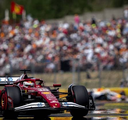 BOEDAPEST - Charles Leclerc (Ferrari) at the Hungaroring during 3rd free practice ahead of the Hungarian Grand Prix. ANP SANDER KING xVIxANPxSportx xxANPxIVx 532673540 originalFilename: 532673540.jpg