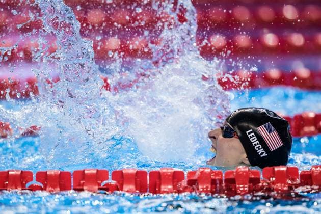 Sport Bilder des Tages 250802 Katie Ledecky of USA celebrates after winning women™s 800 meters freestyle swimming final during day 23 of the World Aquatics Championships on August 2, 2025 in Singapore. Photo: Joel Marklund BILDBYRAN kod JM JM0715 bbeng simning swimming svomming sim-vm vm sim-vm 2025 world aquatics championships 2025 dam jubel *** 250802 Katie Ledecky of USA celebrates after winning women™s 800 meters freestyle swimming final during day 23 of the World Aquatics Championships on August 2, 2025 in Singapore Photo Joel Marklund BILDBYRAN kod JM JM0715 bbeng simning swimming svomming sim vm vm sim vm 2025 world aquatics championships 2025 dam jubel  Copyright: JOELxMARKLUND BB250802JM111