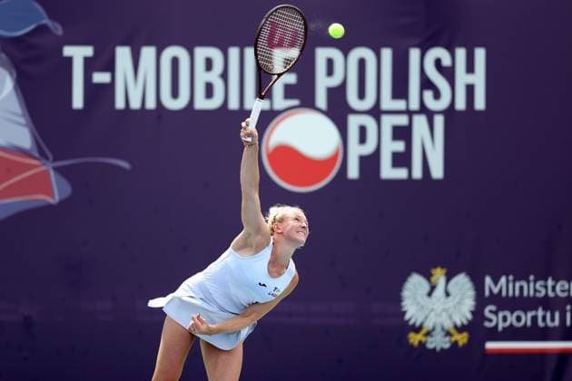 WARSZAWA 02.08.2025 TURNIEJ WTA, Tennis Damen 125 T-MOBILE POLISH OPEN --- TENNIS TOURNAMENT WTA 125 POLISH OPEN IN WARSAW KATERINA SINIAKOVA FOT. PIOTR KUCZA FOTOPYK NEWSPIX.PL --- newspix.pl 