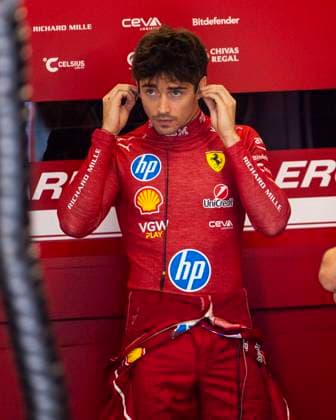 F1 - HUNGARIAN GRAND PRIX 2025 LECLERC Charles (mco), Scuderia Ferrari SF-25, portrait during the 2025 Formula 1 Lenovo Hungarian Grand Prix, 14th round of the 2025 FIA Formula One World Championship, WM, Weltmeisterschaft from August 1 to 3, 2025 on the Hungaroring, in Mogyorod, Hungary - MogyorodHungary  Copyright: xJulienxDelfossex