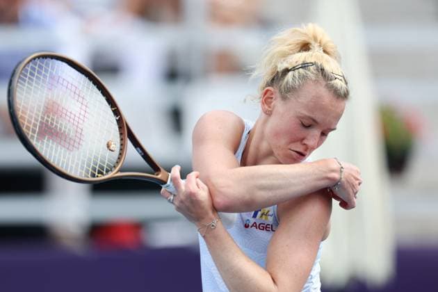 WARSZAWA 02.08.2025 TURNIEJ WTA, Tennis Damen 125 T-MOBILE POLISH OPEN --- TENNIS TOURNAMENT WTA 125 POLISH OPEN IN WARSAW KATERINA SINIAKOVA FOT. PIOTR KUCZA FOTOPYK NEWSPIX.PL --- newspix.pl 