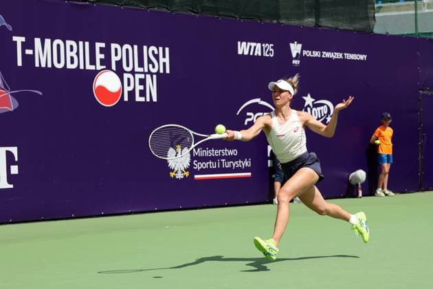 WARSZAWA 02.08.2025 TURNIEJ WTA, Tennis Damen 125 T-MOBILE POLISH OPEN --- TENNIS TOURNAMENT WTA 125 POLISH OPEN IN WARSAW VIKTORIJA GOLUBIC FOT. PIOTR KUCZA FOTOPYK NEWSPIX.PL --- newspix.pl 