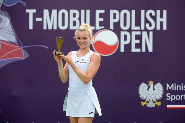WARSZAWA 02.08.2025 TURNIEJ WTA, Tennis Damen 125 T-MOBILE POLISH OPEN --- TENNIS TOURNAMENT WTA 125 POLISH OPEN IN WARSAW KATERINA SINIAKOVA FOT. PIOTR KUCZA FOTOPYK NEWSPIX.PL --- newspix.pl 
