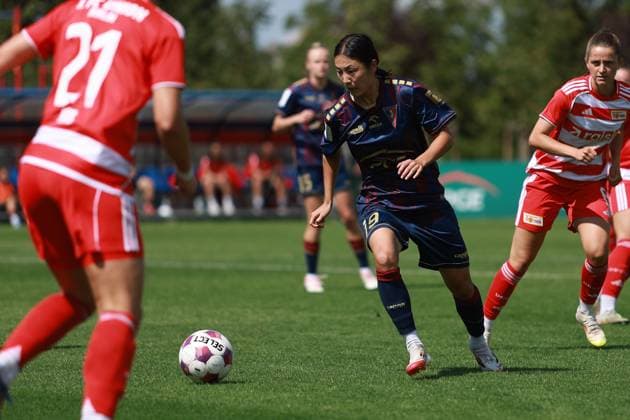 SZCZECIN 02.08.2025 MECZ TOWARZYSKI SPARING PILKA NOZNA KOBIET SEZON 2025 2026 - FRIENDLY WOMEN FOOTBALL MATCH POGON SZCZECIN - 1. FC UNION BERLIN NZ DAKYEONG CHOI FOT. KRZYSZTOF CICHOMSKI NEWSPIX.PL --- newspix.pl 