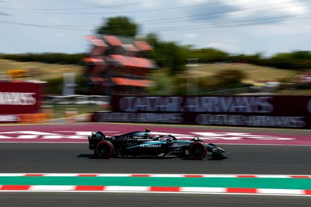 12 Andrea Kimi Antonelli ITA, Mercedes AMG Petronas F1 Team , F1 Grand Prix of Hungary at Hungaroring on August 2, 2025 in Budapest, Hungary Photo by HOCH ZWEI Budapest Hungary