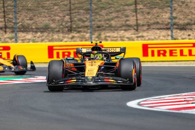 Formula 1 Lenovo Hungarian Grand Prix 2025 Levi Erb OVERTAKE MAXPPP - Mogyoród 02 08 2025 04 NORRIS Lando (gbr), McLaren F1 Team, action at the Formula 1 Lenovo Hungarian Grand Prix 2025, the 14th round of the 2025 FIA Formula 1 World Championship, WM, Weltmeisterschaft at the Hungaroring in Mogyoród, Hungary, from July 31 to August 3, 2025 Mogyoród Hungary  Copyright: xOVERTAKE MAXPPPxLevixErbx OVT202508027713 OVT202508027713