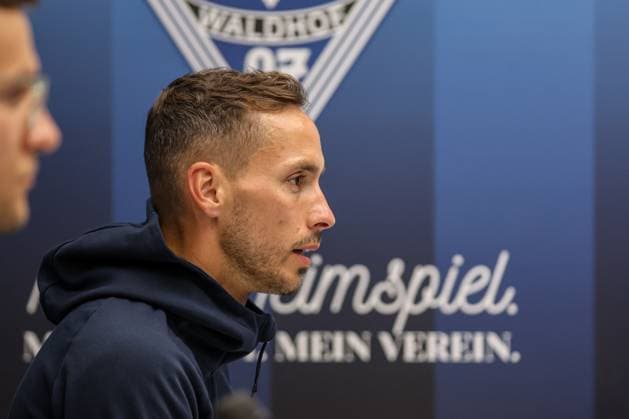 Dominik Glawogger SV Waldhof Mannheim, coach at SV Waldhof Mannheim SC Verl on 02 08 25 at Carl Benz Stadium, Mannheim xamx Photo Alfio Marino Copyright: