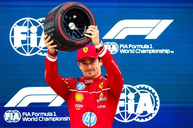 Formula 1, Hungarian GP in Budapest, Charles Leclerc on pole position