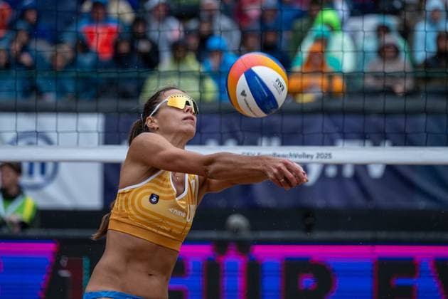 European Championship Beach Volleyball Düsseldorf, 02 08 2025 Maryna HLADUN UKR European Championship Beach Volleyball Düsseldorf on 02 08 2025 Copyright: xBEAUTIFULxSPORTS PeterxWeberx