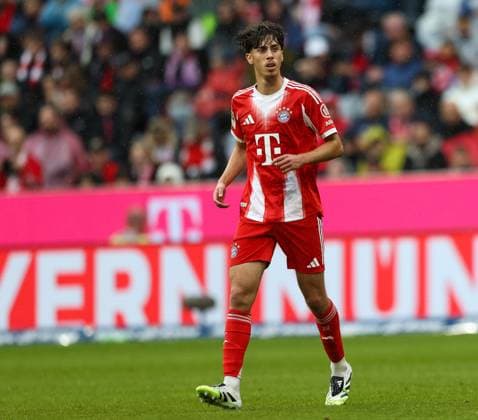 David Santos Daiber FC Bayern Muenchen, 47 , GER, FC Bayern Muenchen vs Olympique Lyon, Football, Test match, Season 2025 2026, 02 08 2025, GER, FC Bayern Muenchen vs Olympique Lyon, Football, Test match, Season 2025 2026, 02 08 2025 Muenchen Copyright: xEibner-Pressefoto JennixMaulx EP_JML