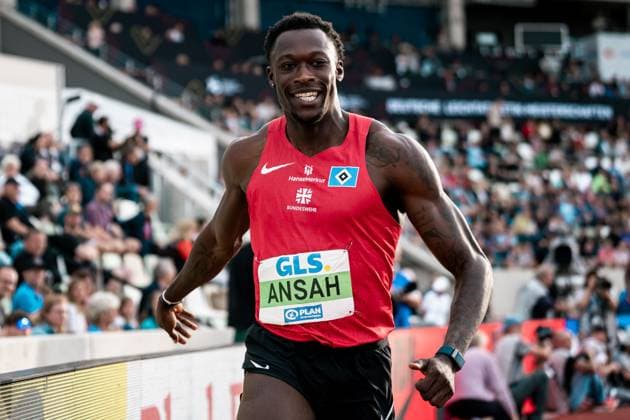 Owen Ansah (Hamburger SV, 100m Maenner), GER, Leichtathletik, Athletics, Deutsche Meisterschaft, Die Finals, 02.08.2025, GER, Leichtathletik, Athletics, Deutsche Meisterschaft, Die Finals, 02.08.2025 Dresden *** Owen Ansah Hamburger SV, 100m Men , GER, Athletics, Athletics, German Championships, The Finals, 02 08 2025, GER, Athletics, Athletics, German Championships, The Finals, 02 08 2025 Dresden Copyright: xStefanxMayerx EP_SMR