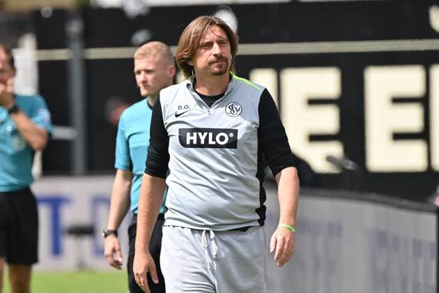 02 08 2025, xjrdrx, Soccer 2 Bundesliga, SV Elversberg 1 FC Nürnberg v l Coach Vincent Wagner SV Elversberg DFL DFB REGULATIONS PROHIBIT ANY USE OF PHOTOGRAPHS as IMAGE SEQUENCES and or QUASI VIDEO Elversberg