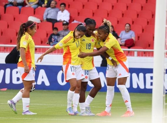 FEMALE AMERICA CUP FINAL COLOMBIA VS BRAZIL August 02, 2025 Final match of the Womens America Cup between Colombia VS Brazil at the Rodrigo Paz stadium QUITO PICHINCHA ECUADOR Copyright: xHENRYxLAPOx