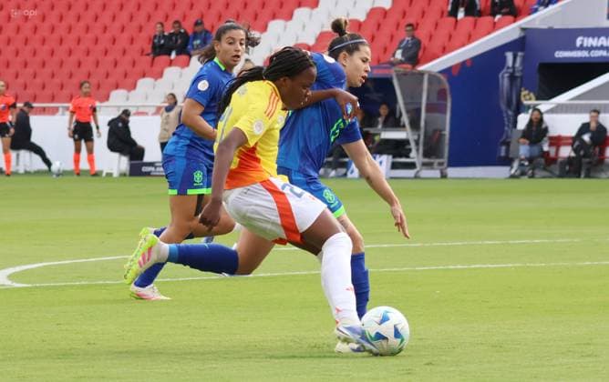 FEMALE AMERICA CUP FINAL COLOMBIA VS BRAZIL August 02, 2025 Final match of the Womens America Cup between Colombia VS Brazil at the Rodrigo Paz stadium QUITO PICHINCHA ECUADOR Copyright: xHENRYxLAPOx