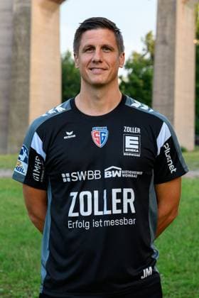 Bietigheim HBL 25 26 SG BBM Bietigheim Photo shoot Goalkeeper Coach Jürgen Müller Bietigheim Bissingen Halle am Viadukt Baden Württemberg Germany