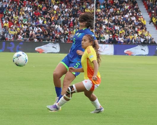 FEMALE AMERICA CUP FINAL COLOMBIA VS BRAZIL August 02, 2025 Final match of the Womens America Cup between Colombia VS Brazil at the Rodrigo Paz stadium QUITO PICHINCHA ECUADOR Copyright: xHENRYxLAPOx
