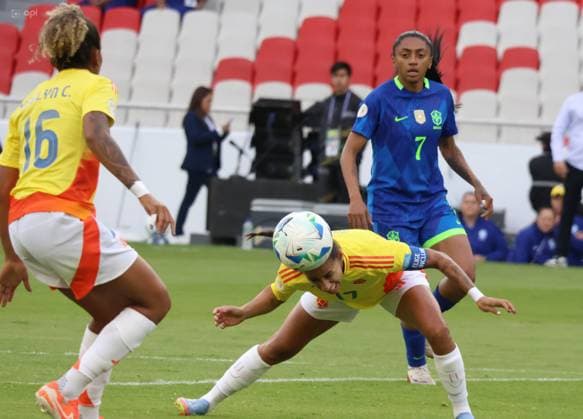 FEMENINA AMERICA CUP FINAL COLOMBIA VS BRAZIL August 02, 2025 Final match of the Womens America Cup between Colombia VS Brazil at the Rodrigo Paz stadium QUITO PICHINCHA ECUADOR Copyright: xHENRYxLAPOx