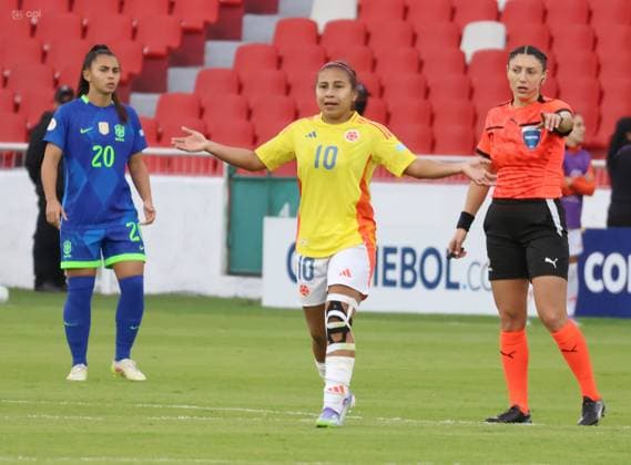 FEMENINA AMERICA CUP FINAL COLOMBIA VS BRAZIL August 02, 2025 Final match of the Womens America Cup between Colombia VS Brazil at the Rodrigo Paz stadium QUITO PICHINCHA ECUADOR Copyright: xHENRYxLAPOx
