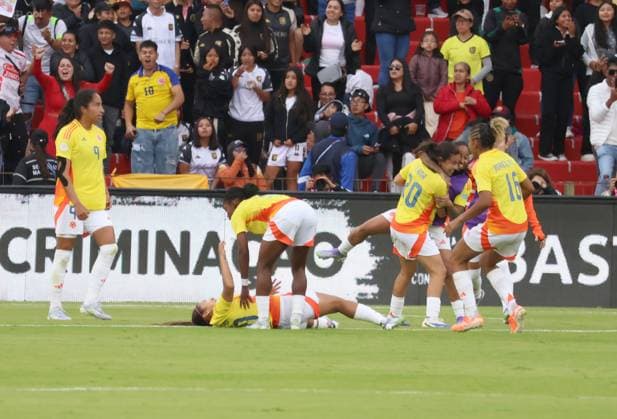 FEMALE AMERICA CUP FINAL COLOMBIA VS BRAZIL August 02, 2025 Final match of the Womens America Cup between Colombia VS Brazil at the Rodrigo Paz stadium QUITO PICHINCHA ECUADOR Copyright: xHENRYxLAPOx