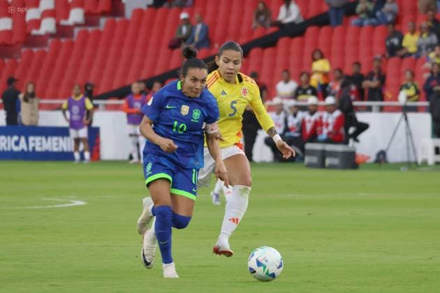 FEMENINA AMERICA CUP FINAL COLOMBIA VS BRAZIL August 02, 2025 Final match of the Womens America Cup between Colombia VS Brazil at the Rodrigo Paz stadium QUITO PICHINCHA ECUADOR Copyright: xHENRYxLAPOx