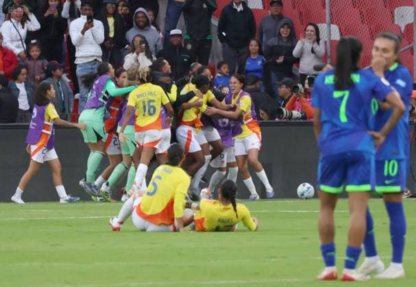 FEMENINA AMERICA CUP FINAL COLOMBIA VS BRAZIL August 02, 2025 Final match of the Womens America Cup between Colombia VS Brazil at the Rodrigo Paz stadium QUITO PICHINCHA ECUADOR Copyright: xHENRYxLAPOx