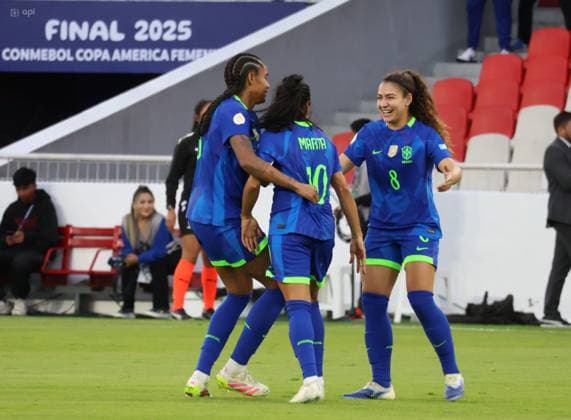 FEMENINA AMERICA CUP FINAL COLOMBIA VS BRAZIL August 02, 2025 Final match of the Womens America Cup between Colombia VS Brazil at the Rodrigo Paz stadium QUITO PICHINCHA ECUADOR Copyright: xHENRYxLAPOx