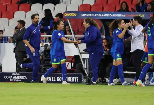 FEMALE AMERICA CUP FINAL COLOMBIA VS BRAZIL August 02, 2025 Final match of the Womens America Cup between Colombia VS Brazil at the Rodrigo Paz stadium QUITO PICHINCHA ECUADOR Copyright: xHENRYxLAPOx