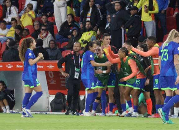 FEMALE AMERICA CUP FINAL COLOMBIA VS BRAZIL August 02, 2025 Final match of the Womens America Cup between Colombia VS Brazil at the Rodrigo Paz stadium QUITO PICHINCHA ECUADOR Copyright: xHENRYxLAPOx