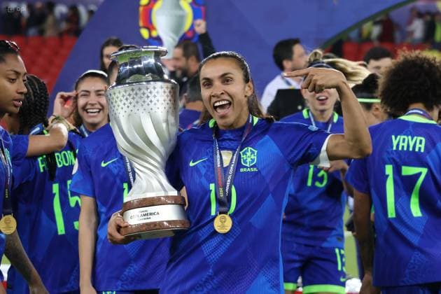 FEMALE AMERICA CUP FINAL COLOMBIA VS BRAZIL August 02, 2025 Final match of the Womens America Cup between Colombia VS Brazil at the Rodrigo Paz stadium QUITO PICHINCHA ECUADOR Copyright: xHENRYxLAPOx