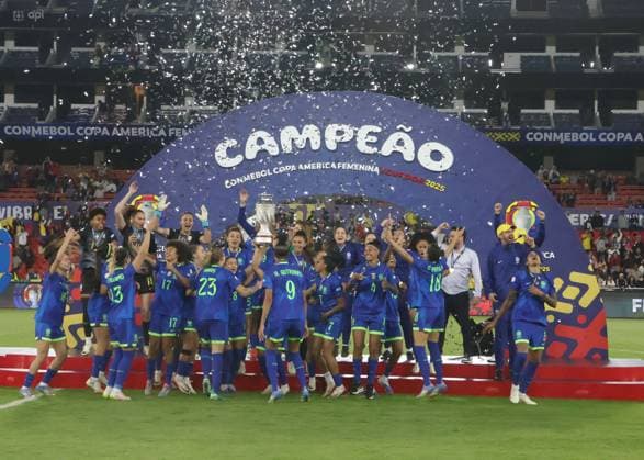FEMALE AMERICA CUP FINAL COLOMBIA VS BRAZIL August 02, 2025 Final match of the Womens America Cup between Colombia VS Brazil at the Rodrigo Paz stadium QUITO PICHINCHA ECUADOR Copyright: xHENRYxLAPOx