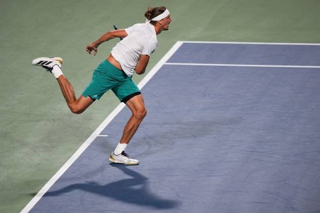 ATP, Tennis Herren Masters 1000 National Bank Open Toronto Presented by Rogers 2025 - Day 8 Alexander Zverev of Germany serves to Francisco Cerundolo of Argentina during the Men s Singles round of 16 match on day 8 of the ATP Masters 1000 National Bank Open at Sobeys Stadium. on August 2, 2025 in Toronto, Canada. (Photo by Leonardo Ramirez Eyepix Group) Copyright: xLeonardoxRamirezx xEyepixxGroupx LR-01082025-02635